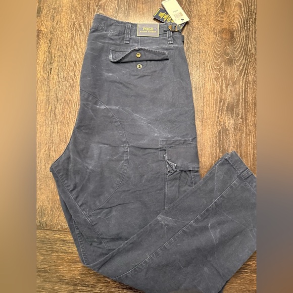Polo Ralph Lauren Blue Cargo Pants 40x32 - Picture 3 of 3